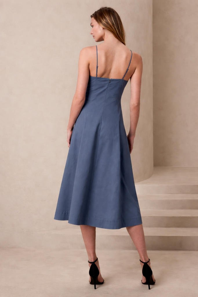Banana Republic Bandeau Midi Dress nuevo (talla 6)