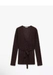 V Neck Belted Women's Cardigan ZARA (talla small)