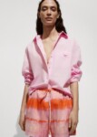 COTTON SHIRT WITH DECORATIVE BUTTON MANGO (TALLA 6)
