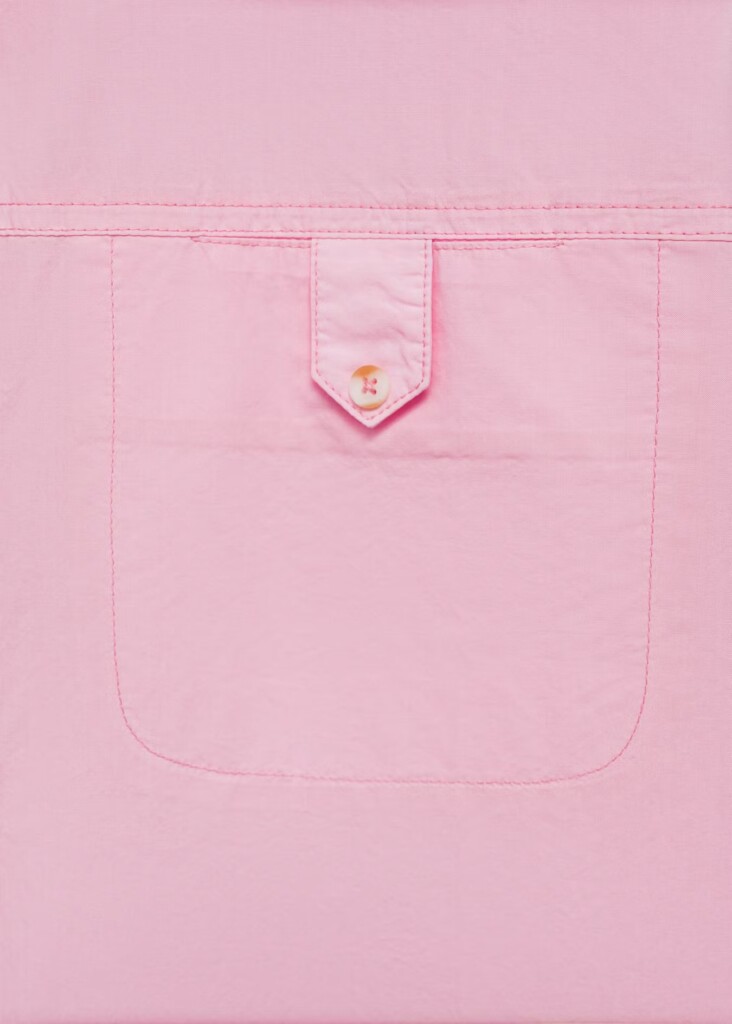 COTTON SHIRT WITH DECORATIVE BUTTON MANGO (TALLA 6)