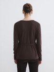 V Neck Belted Women's Cardigan ZARA (talla small)