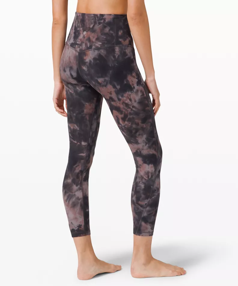 Lululemon Diamond Dye Graphite Grey Pink Pastel (talla 4)
