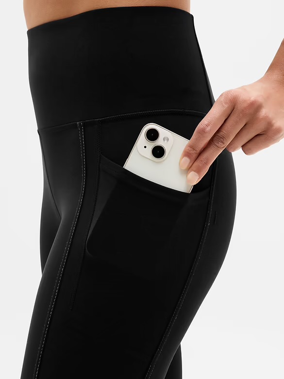 High Rise Pop Stitch 7/8 Legging | Athleta (talla M)