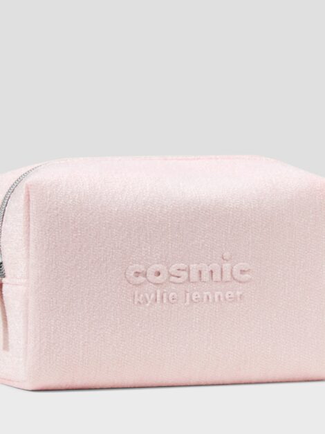 Cosmic Pink Velvet Makeup Bag KYLIE COSMETICS