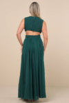 Vivid Imagination Emerald Green Cutout Maxi Dress Lulus NUEVO (talla M)