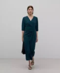 Vestido con drapeados de Adolfo Domínguez nuevo (talla 6)