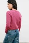 STRADIVARIUS Soft-touch cropped knit sweater nuevo (talla M)