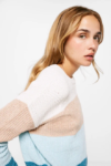 SpringField | Color Block Chenille Sweater (talla M)