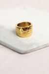 ELLIE VAIL NICO HAMMERED RING (TALLA 6)