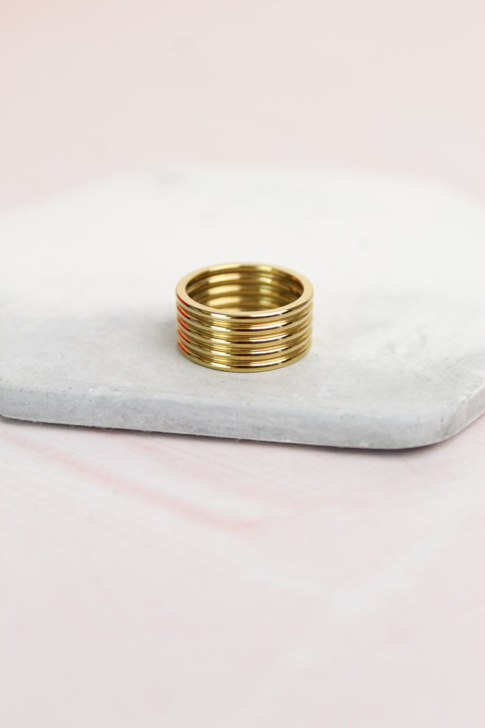 Miles Layered ring Ellie Vail (talla 6)