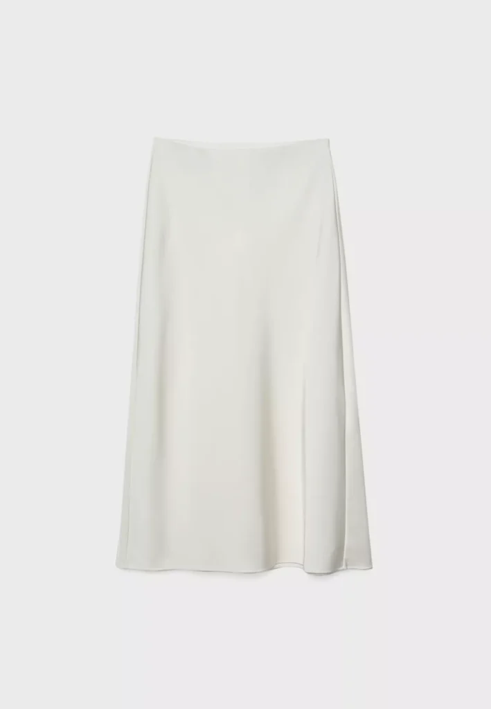 Satin midi skirt STRADIVARIUS (XL, parece M/L)