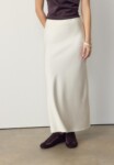 Satin midi skirt STRADIVARIUS (XL, parece M/L)