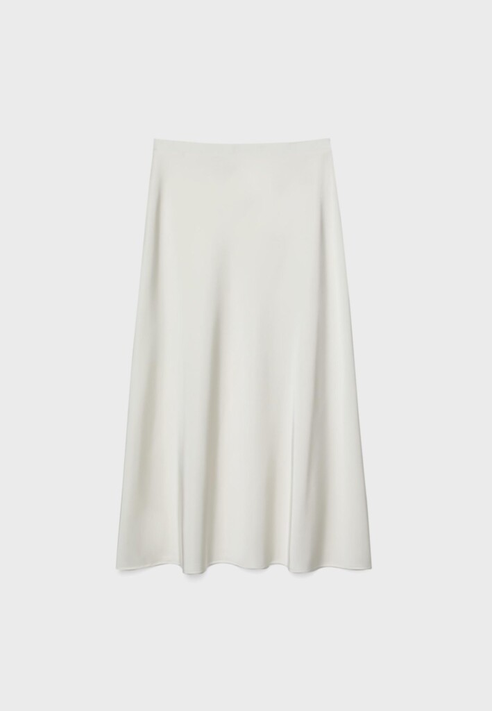 Satin midi skirt STRADIVARIUS (XL, parece M/L)