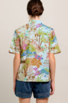 SUNSHINE GETAWAY WOVEN TOP nueva (talla small)