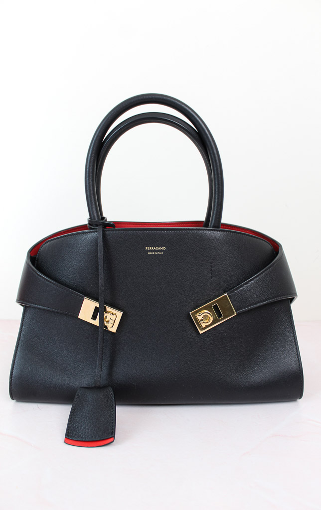 Ferragamo tote M Hug bicolor ($1350)