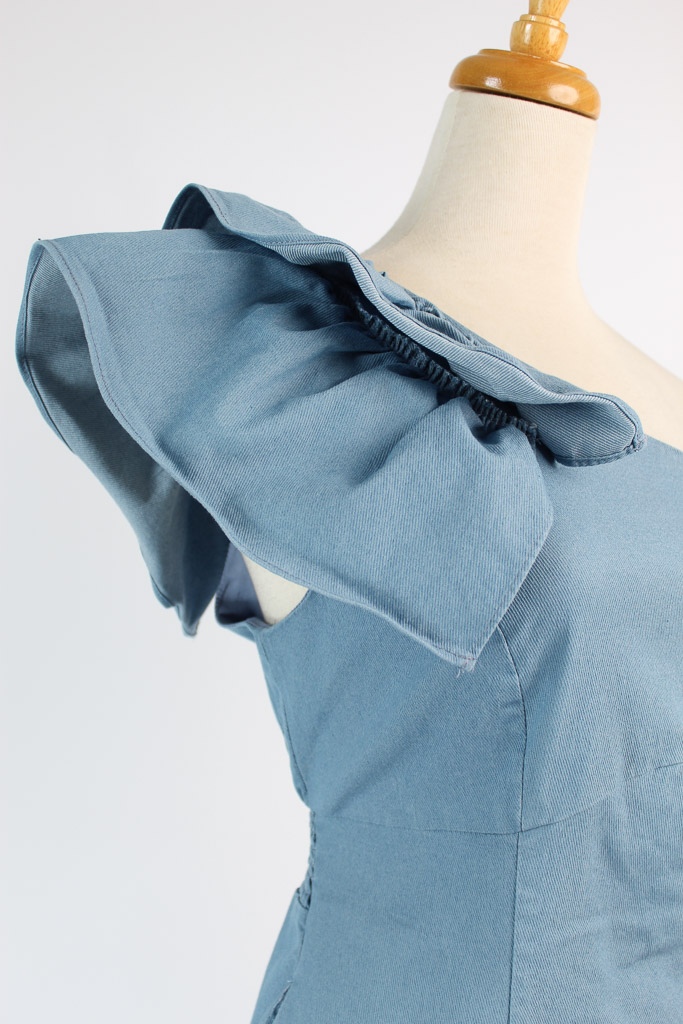 Vestido One shoulder nuevo (talla L, parece M)