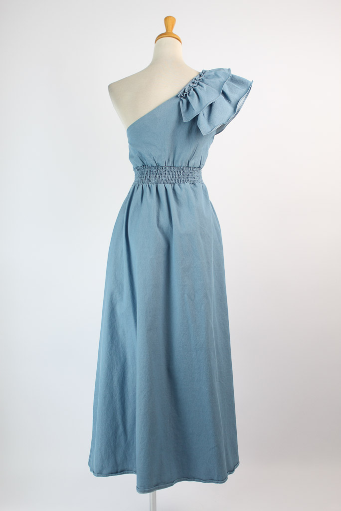 Vestido One shoulder nuevo (talla L, parece M)