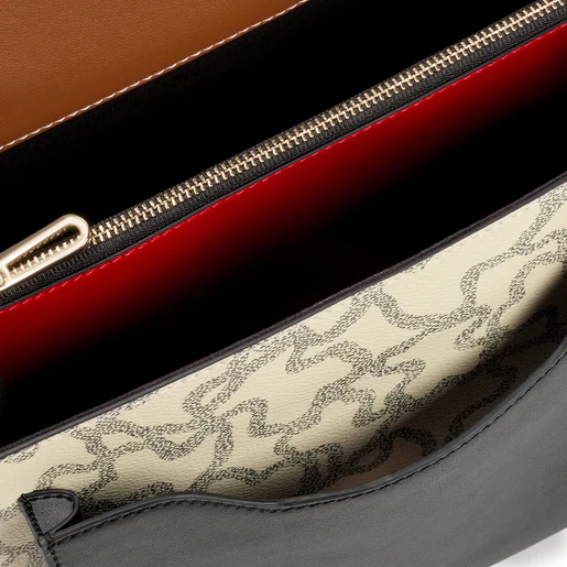 Crossbody TOUS mediana Audree beige Kaos Icon