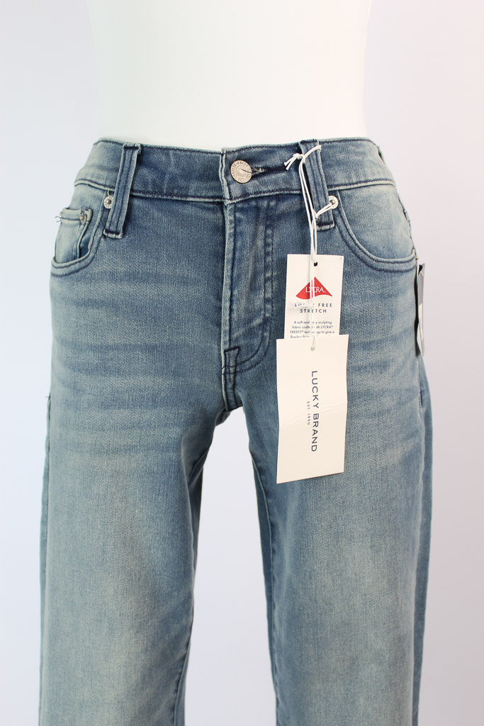 Lucky brand sweet mid rise crop jeans nuevo (talla 2/26)
