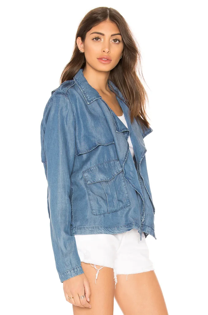 Soft Denim Jacket ella moss nueva (talla L)
