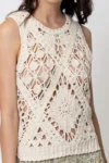 Sleeveless Crochet Top nuevo (talla S/M)