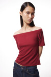 H&M Slim Fit Off-Shoulder Top (talla XS, parece S)