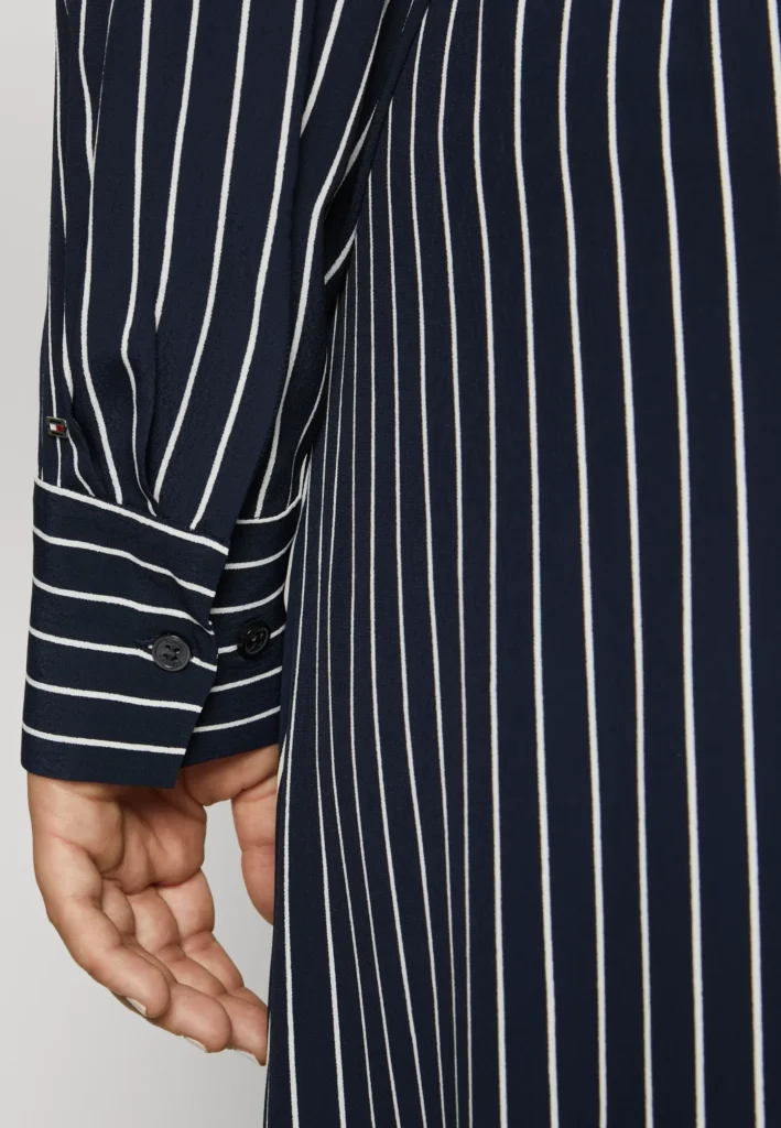 TOMMY HILFIGER Belted Midi Shirtdress (talla XS)