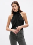 Satin Halter Top GAP (talla small)