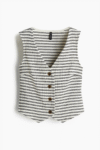 Chaleco en punto de canalé H&M (TALLA SMALL)
