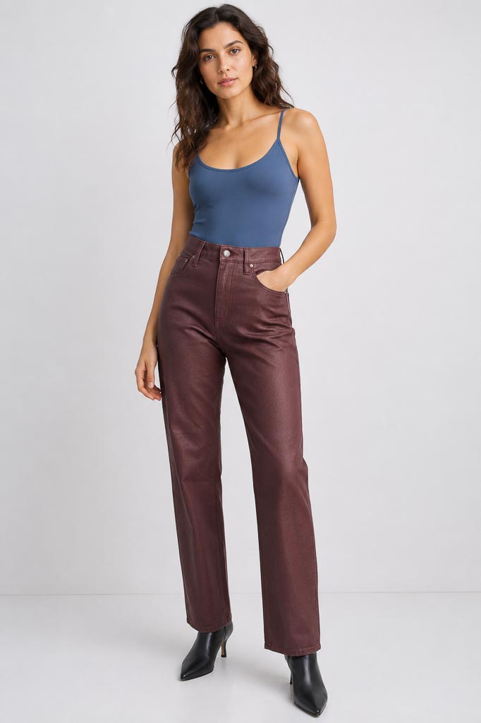 Pantalón efecto piel (talla S/M)