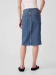 GAP Women's Stretch Denim Midi Pencil Skirt NUEVA (talla small)