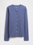 Ribbed Button-Up Top NUEVO (talla S y M)