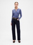 Ribbed Button-Up Top NUEVO (talla S y M)