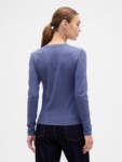 Ribbed Button-Up Top NUEVO (talla S y M)
