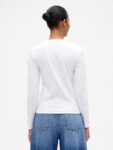 Ribbed Button-Up Top NUEVO (talla M)