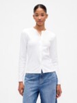 Ribbed Button-Up Top NUEVO (talla M)