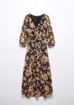 Vestido fluido estampado floral MANGO (talla 2)