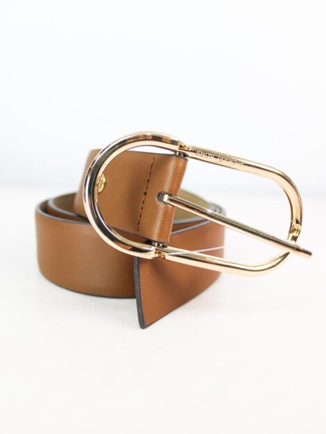 Cinturón clásico de piel marrón MICHAEL KORS nueva