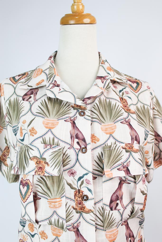 SET HANAMI (BLUSA Y SHORT) talla small NUEVO
