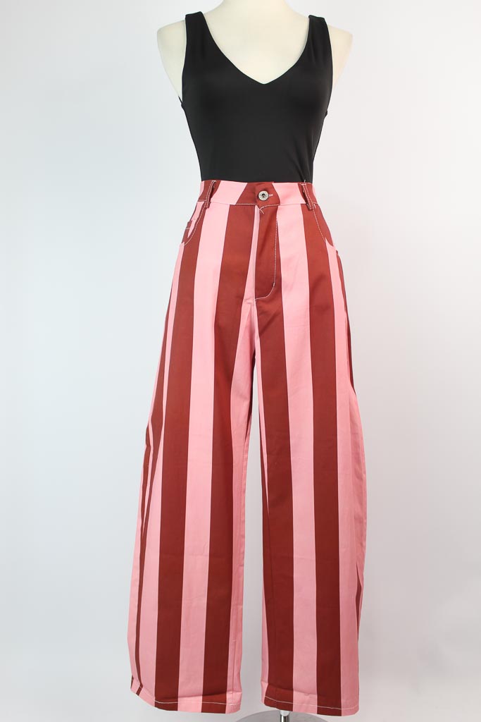 Pantalón rayas verticales NUEVO (talla M/L)