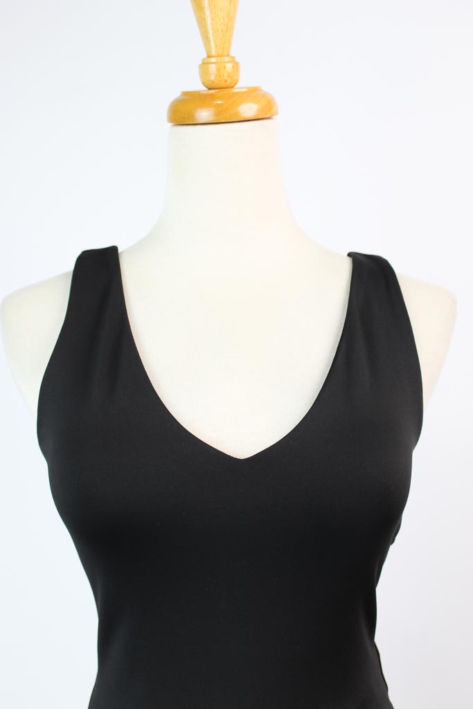 Body Contour High Compression Double V-Neck Tank EXPRESS (talla XS)