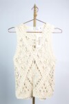 Sleeveless Crochet Top nuevo (talla S/M)