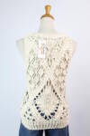 Sleeveless Crochet Top nuevo (talla S/M)