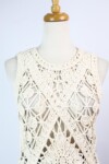 Sleeveless Crochet Top nuevo (talla S/M)