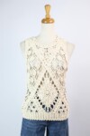 Sleeveless Crochet Top nuevo (talla S/M)