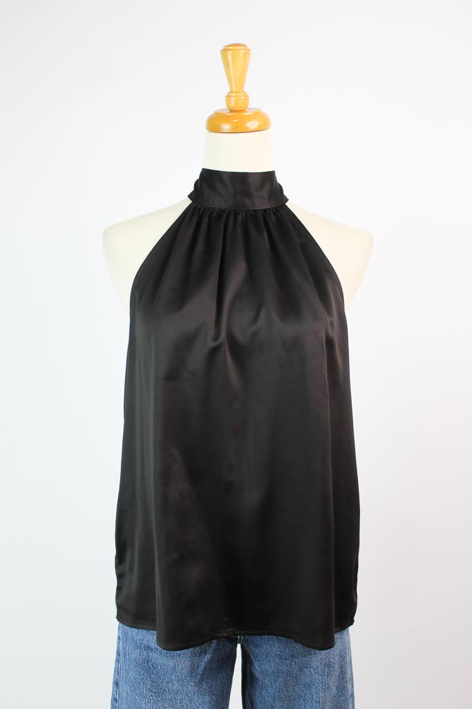 Satin Halter Top GAP (talla small)