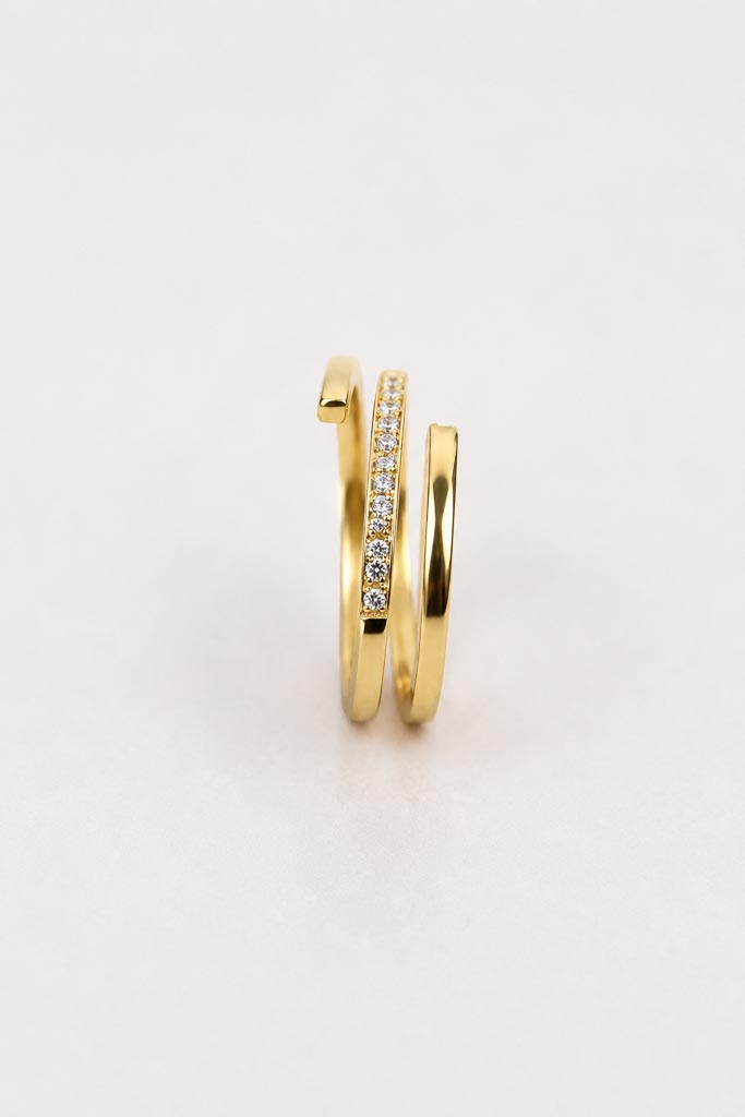 Ellie Vail Giselle Dainty Spiral Ring