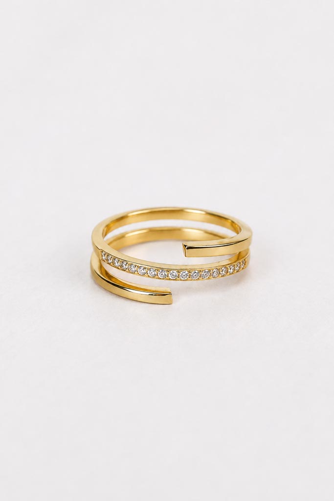 Ellie Vail Giselle Dainty Spiral Ring