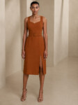 MIDI SHEATH DRESS BANANA REPUBLIC (talla 2)