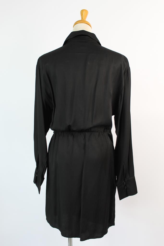 H&M WRAP-FRONT DRESS (talla M)